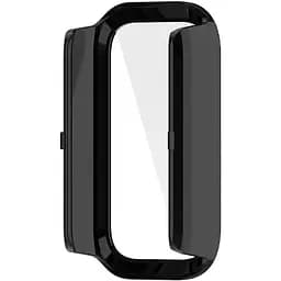Чохол-накладка DK для Xiaomi Redmi Smart Band 3 Пластик Gloss Glass Full Cover (018832) (black) - мініатюра 2