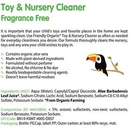 Органічний очищаючий засіб для дитячої кімнати та іграшок Friendly Organic 100 мл - мініатюра 2