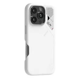 Чохол з екошкіри Aulumu A16 Vegan Leather Case White для iPhone 16 Pro Max - мініатюра 3