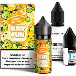 Набор компонентов для самозамеса солевой заправки Flavorlab Kayfun Дыня Яблоко 30 мл, 0-50 мг (18720)