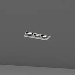 Вбудований світильник Skarlat RSL74092-3 3x10W WH+BK 4000K