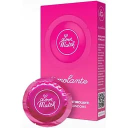 Презервативы Love Match Stimolante с ребристой структурой 6 шт. (ROZ6400230265)