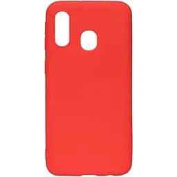 Чохол-накладка Toto 1 mm Matt TPU Case Samsung Galaxy A40 Red