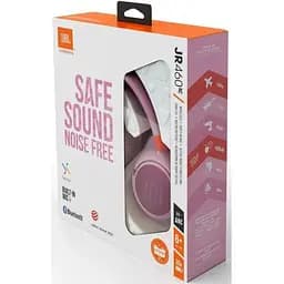 Навушники дитячі повнорозмірні бездротові JBL JR 460NC (JBLJR460NCPIK) рожеві - мініатюра 6