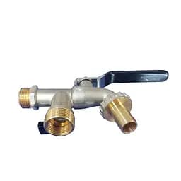 Кран поливальний SD Plus 1/2" ЗР 2 виходи SD141W15 - мініатюра 3