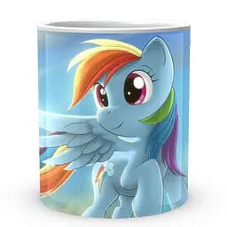 Кухоль GeekLand My little pony Мій маленький поні Веселка Деш MLP 02 330 мл білий - мініатюра 2