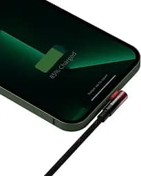 Кабель Baseus MVP 2 USB - Lightning (M/M), 2.4A, 1 м Black/Red (CAVP000020) - мініатюра 2