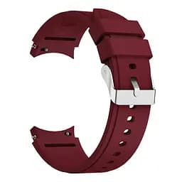 Ремінець для Samsung Galaxy Watch 4 Classic 46mm - темно-червоний силікон розмір L ширина кріплення 20мм Watchbands Galaxy Classic (WB00S4GALAXYCLASSIC8D446) - мініатюра 2