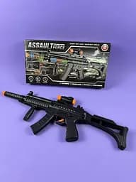 Автомат іграшковий MP5 зі світлом та звуком JL666-14, на батарейках, 2 варіанти прикладу, для хлопчиків від 5 років