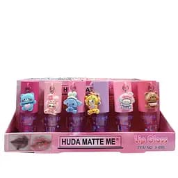 Набор блестящих тентов для губ Huda Matte Me X-695, 6 шт.