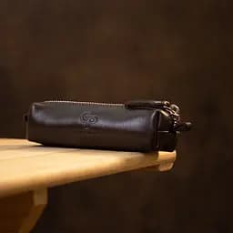 Шкіряна ключниця GRANDE PELLE 5х14х3.5 см acs0018671 - мініатюра 5