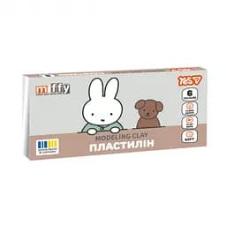 Пластилин Yes 6 цветов Miffy 120 г (540726)