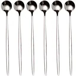 Набір ложок для лате SHINY 6 штук з нержавіючої сталі  HP-8-32