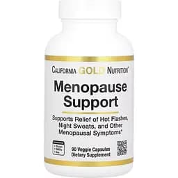 Підтримка при менопаузі California Gold Nutrition Menopause Support 90 капсул