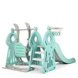 Дитяча гірка-гойдалка Bambi WM19011-5 кільце баскетбольне - мініатюра 4