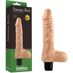 Реалистичный вибратор Lovetoy Real Feel 20 см телесный