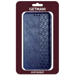 Шкіряний чохол-книжка GETMAN Cubic (PU) для Xiaomi Mi 11 Синій - мініатюра 6