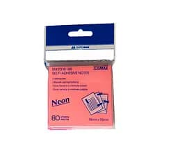 Блок для приміток Neon, 76x76 мм, 80 аркушів (В асортименті)