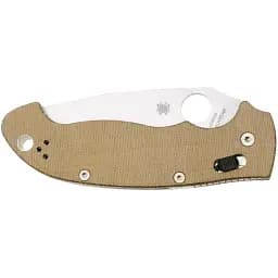 Ніж Spyderco Manix 2 XL Canvas Micarta Brown - мініатюра 4