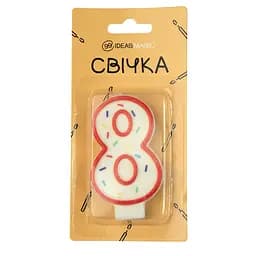 Свічка-цифра "8" 7 см