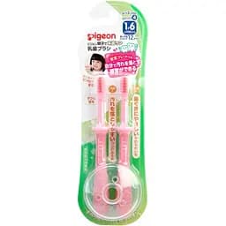 Набір тренувальних зубних щіток Pigeon Крок 4, рожевий, 2 шт. (1021095)