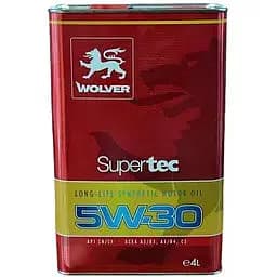 Олива моторна Wolver Supertec 5W-30 API SN/CF 4 л (966)