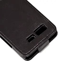 Чохол фліп Fly IQ440 чорний білий - мініатюра 2