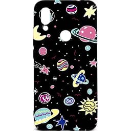 Чохол-накладка Toto Cartoon Soft Silicone TPU Case Xiaomi Redmi 7 Space Planets Black