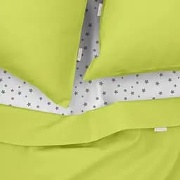 Комплект постільної білизни Cosas Lime CS3 Євро лайм (Ranfors70_Lime_StarGrey_200) - мініатюра 3