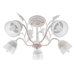 Люстра потолочная Brille для гостиной E14 40W WH (BKL-489S/5)
