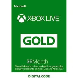 Xbox Live Gold - 36 месяцев Xbox 360/One/Series подписка для всех регионов и стран