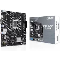 Материнська плата Asus Prime LGA1700, H610M-K, H610, 2xDDR5, Int.Video(CPU), 4xSATA3, 1xM.2, 1xPCI-E 4.0 x16, 1xPCI-E 3.0 x1, ALC997, GLan. VGA/HDMI, MicroATX - мініатюра 2