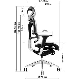 Офісне крісло GT Racer X-702 (W-22 B-42), червоне (X-702 Red (W-22 B-42)) - мініатюра 9