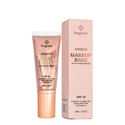 База под макияж Bogenia Angelic Makeup Base with Highlighter 38 мл (BG612), 001 Бежева