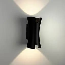 Фасадне LED бра чорного кольору 18х9 см | Line F | Арт. 9601В С 10W 3000K IP54 ВК - мініатюра 3