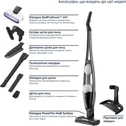Пилосос акумуляторний 2 в 1 Electrolux ES62HB25UV 600 Cordless cleaner чорно-сірий (00000024957) - мініатюра 6