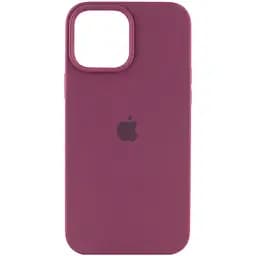 Чохол Silicone Case Full Protective (AA) для Apple iPhone 15 Pro Max (6.7) Бордовий / Plum