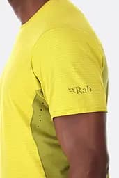 Чоловіча футболка Rab Sonic Ultra Tee XL Зелений-Жовтий - мініатюра 3