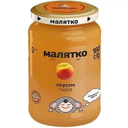Пюре Малятко Персик, 180 г
