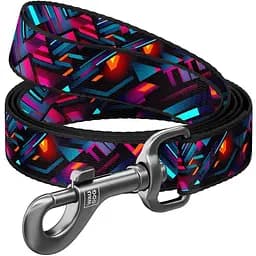 Поводок для собак Waudog Nylon нейлоновый, рисунок "Бесконечные миры", M