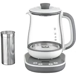 Електрочайник Tefal Tastea tea maker 1.5 л скло біло-сірий (BJ551B10) - мініатюра 5