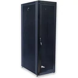Шкаф 19 42U 610х1055 мм ШГ усилен. перфорированная дверь 66 черная