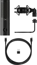 Мікрофон для ПК/ для стрімінгу, подкастів HyperX QuadCast 2 S Black RGB (9A273AA) - мініатюра 5