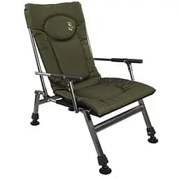 Крісло рибальське M-Elektrostatyk F8R з підлокітниками і фіксованою спинкою