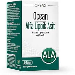 Натуральная добавка Orzax Ocean Afha Lipoic Acid 600 mcg, 30 капсул