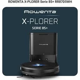 Робот-пилосос Rowenta миючий X-Plorer Serie 85+ чорний (RR87D5WH) - мініатюра 9