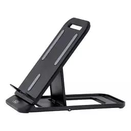 Настільна підставка для телефону чорна, тримач телефону XO C73 Folding desktop - мініатюра 2
