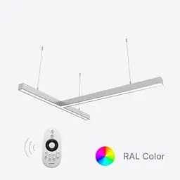 Керований світлодіодний світильник X-LED 80ВТ Т-подібний ral (840*815*43) LSNT-80dc