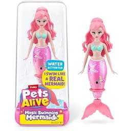 Интерактивная игрушка Pets & Robo Alive Волшебная русалочка Розовая звезда 9567A