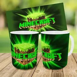 Набір дитячий Майнкрафт Кріпер "Minecraft" рюкзак 36х27см сумка-бананка, кружка з принтом для хлопчика (01553) - мініатюра 9